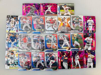 Panini Prizm & Topps Chrome MLB Baseball Cards &ndash;Pink Refractor, Inserts, Stars, RC Players Included; Jose Berrios, Marcus Semien, Keston hiura, Tim Anderson, Luke Weaver And More