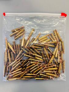 PMC .223 REM Ammunition, 55Gr FMJ Brass Case, Loose Bulk (Unknown Quantity)