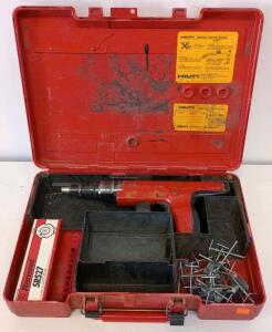 Hilti DX 350 Powder-Actuated Fastening Tool With Case And Accessories