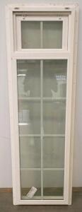 Builders FirstSource 400 Series Vinyl Single Hung Window, 15-5/16" x 45-7/8", Low-E, Argon, White