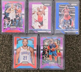 Panini Prizm Basketball Serial # Cards: Holiday/175, Burks/75, Adams/149, Roberson/299, Huerter/149