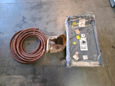 Industrial 1" x 50' Hose, DUO-FAST 16d Nails 35 lbs, Grainger 36" Steel Utility Shop Cart