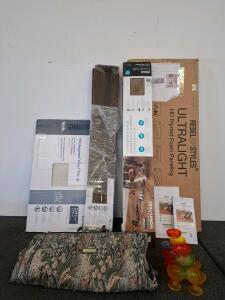 Style Selections 5mm Waterproof Vinyl Tile Akoya Marble & Rebel of Styles Ultra Light Wall Paneling