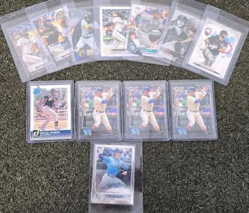 Baseball Rookie Card Lot&mdash;Marte, Cruz, Singer Auto, Topps Chrome, Donruss, Bowman, Gold Label