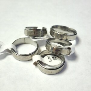 $100 Pack Of 5 Silver Color Meditation Spining Set