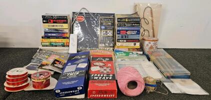 Vintage & Modern Crafts&ndash; Lily Weaving Looms, Embroidery Kits, Stabilizers, Books, And More