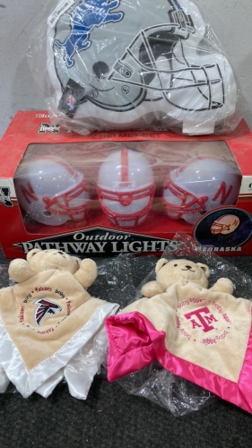 Nebraska Huskers Outdoor Pathway Lights, Helmet Pillow, and More