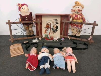 Wooden Wagon Kit, Hardware Included, Wall & Garden Decor, And More