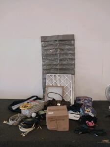 Tesansi Bathroom Exhaust Fan with Light, Model EF7, 120v/60hz, TP-Link 54 Mbps Wireless Router, Model TL-WR340G, Various Bags, & More