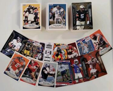 NFL Football Trading Cards &ndash; Fleer &lsquo;90, Panini Premier, Contenders, Rookies, Stars, 30+