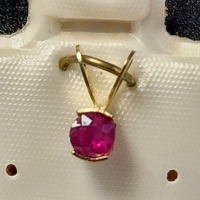 $160 14K Ruby Pendant