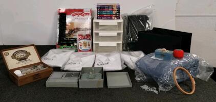 Bewitched Seasons 2&ndash;8 DVD Box Set Collection, Kenmore Sewing Accessories, 14 Ft Pre-lit Garland, 3 Drawer Organizer, 5 Black Collapsible Organizers, And More