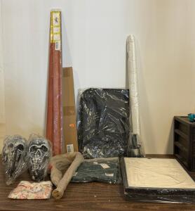 Burlap Tree Wrap or Garden Burlap Roll for Plant Protection, Cargo Crate, Halloween Decor, Backseat Organizer