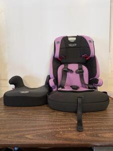 Graco WAYZ Convertible 3-In-1 Highback Booster Seat 2100786, Nania SF50 Backless Booster