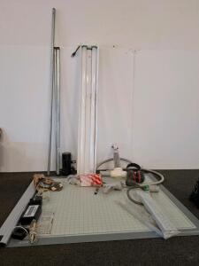 GTCO Roll-Up II 36"x48" Digitizer Tablet + QuikRuler Controller, Keypad, Power, Accessories (Tested And Powered On)