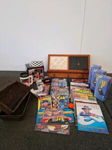 NASCAR Collectibles: Magazines, Die-Cast Cars, Bravo Track Lights, 1990s Memorabilia & Decor, Track Lighting, Decor, And More
