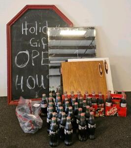 Collectible Coca-Cola Glass Bottles: Cheyenne Frontier Days, Christmas 1997, Salt Lake 2002 Olympic Torch Relay
