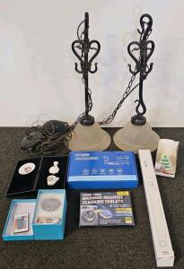 Matching Double Hanging Light Fixture, Retractable Power Strip, 3 Outlets, 110-240V, Manual Retract, CE, New Open Box, China, Collectible Barbie Small Porcelain Set With One Missing Piece, Multicolor Glass Giraffe Globe, Christmas Oil Diffuser, Sheet Hold