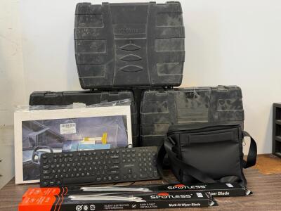 Wagner Tool Cases, Spotless Wiper Blades, Perixx Keyboard, Padded Gear Bag & More