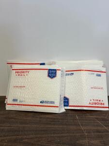 USPS Priority Mail Padded Flat Rate Envelopes EP14PE 9.5x12.5&rdquo; Bubble Mailers