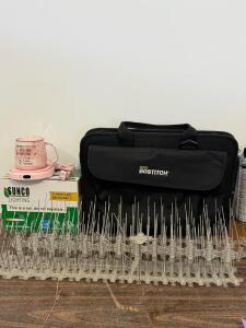 Sunco 11W LED BR30 Bulbs 6-Pack, Stanley Bostitch Tool Bag, Bird Spikes, Electric Mug Warmer Lot