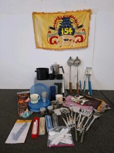 Complete Camping Cookware & Mess Kit &ndash; Pots, Utensils, Plates, Pie Irons, Fire Starters, 50+ pcs
