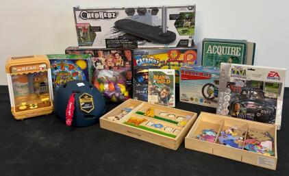 Mixed Lot Board Games, Puzzles, STEM Kits, Video Games, Helmet, Brands: Melissa & Doug, Blizzard