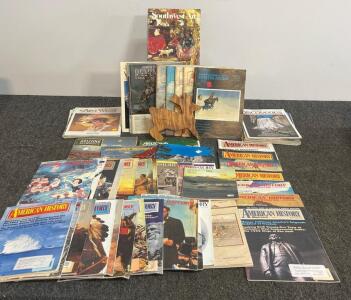 Vintage American & Western History, Art & Nature Magazine Lot &ndash; 40 Issues, 1975&ndash;1995, Various Titles