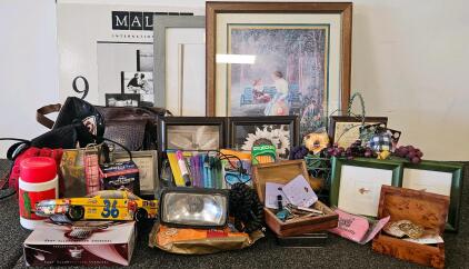 School Supplies, Including New Packs Of Pens And Illuminating Charcoal, Purses, Handbags, Keychains, And More