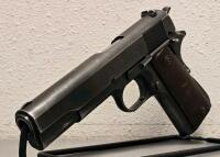 Remington Rand M1911A1 .45 ACP US Army WWII Pistol, Serial 2030588, With 1942 US Boyt Leather Holster - 5