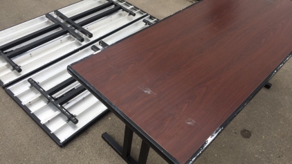 (3) Folding Tables