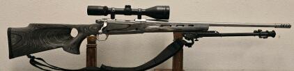 Ruger M77 Mark II .280 Rem Bolt-Action Rifle, Stainless Barrel, Burris Scope, Bipod, SN 785-79308