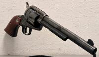 Ruger Vaquero .44 Magnum Revolver, 7.5" Barrel, 6-Shot, Blued/Case Hardened, Wood Grips, Box - 6