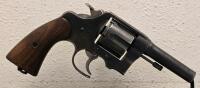 Colt U.S. Army Model 1917 .45 ACP Revolver, Serial 55499, 5.5" Barrel, Wood Grips