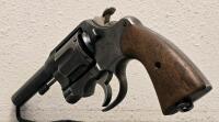 Colt U.S. Army Model 1917 .45 ACP Revolver, Serial 55499, 5.5" Barrel, Wood Grips - 3