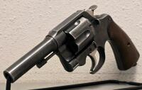 Colt U.S. Army Model 1917 .45 ACP Revolver, Serial 55499, 5.5" Barrel, Wood Grips - 5