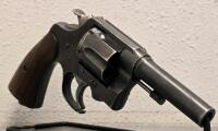 Colt U.S. Army Model 1917 .45 ACP Revolver, Serial 55499, 5.5" Barrel, Wood Grips - 6