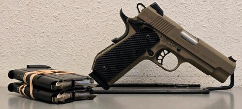 Springfield Armory EMP4 9mm Semi-Auto Pistol, 4" Barrel, 5 Total Magazines, Flat Dark Earth, SN: EMP59796