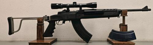 Ruger Mini Thirty 7.62x39MM Semi-Automatic Rifle With Folding Stock And Scope