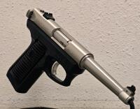 Ruger 22/45 Semi-Automatic .22 LR Pistol, 5.5" Barrel, Stainless Upper, Extra Magazine - 6