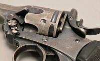Webley Mark VI 1918 .45 ACP Revolver, Serial 269083, 6-In Barrel, Leather Holster, Moon Clips - 8