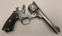 Webley Mark VI 1918 .45 ACP Revolver, Serial 269083, 6-In Barrel, Leather Holster, Moon Clips - 11
