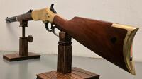 Cimarron/Uberti 1866 Yellowboy Short Rifle, .38 Special, 20" Barrel, Brass Receiver - 5