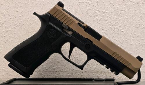 SIG Sauer P320 X-VTAC 9MM Pistol, 4.7" Barrel, FDE Slide, VTAC Sights, SN: 58J085150