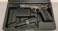 CZ 75 Model 75 9MM Pistol, Steel Frame, Made In Czechoslovakia, Serial K2485, Boxed - 10