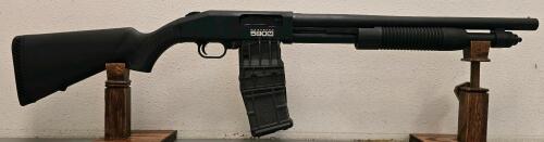 Mossberg 590M 12-Gauge Pump-Action Shotgun, 18.5" Barrel, 10-Round Magazine