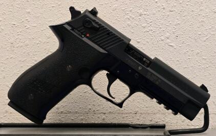 SIG Sauer Mosquito .22 LR Pistol, Purple Frame, Manual Safety, Case & Mag, SN F165971
