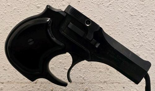 High Standard Derringer .22 Magnum, 2-Shot, Black, Serial D23832, USA Made