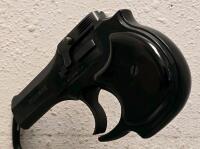 High Standard Derringer .22 Magnum, 2-Shot, Black, Serial D23832, USA Made - 3