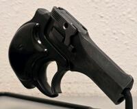 High Standard Derringer .22 Magnum, 2-Shot, Black, Serial D23832, USA Made - 6